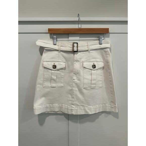 Ted Baker Denim Mini Skirt Size 3(US 8) - Picture 2 of 7